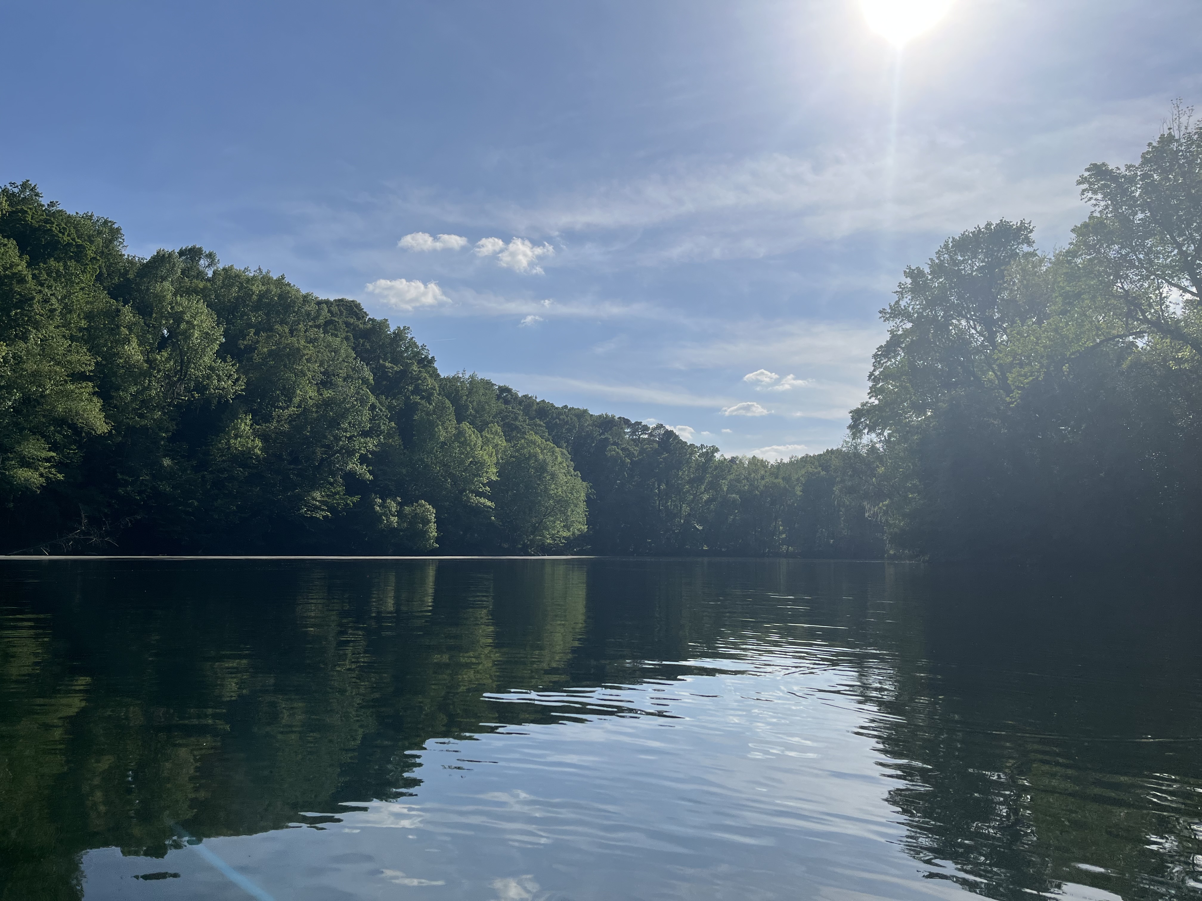 Tubing down the Saluda River